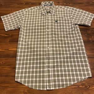 Cinch Short Sleeve Button Down